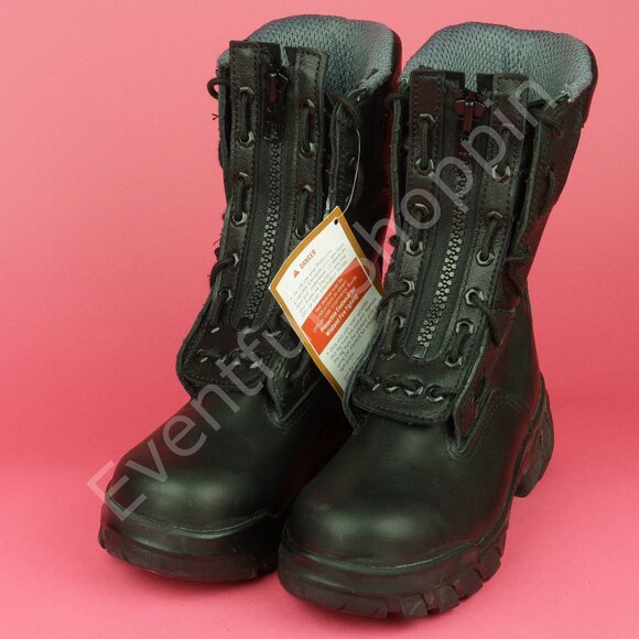 Globe Boot Mens 6.5 Black 10" Station Wildland Firefighter Boots New - Picture 1 of 9
